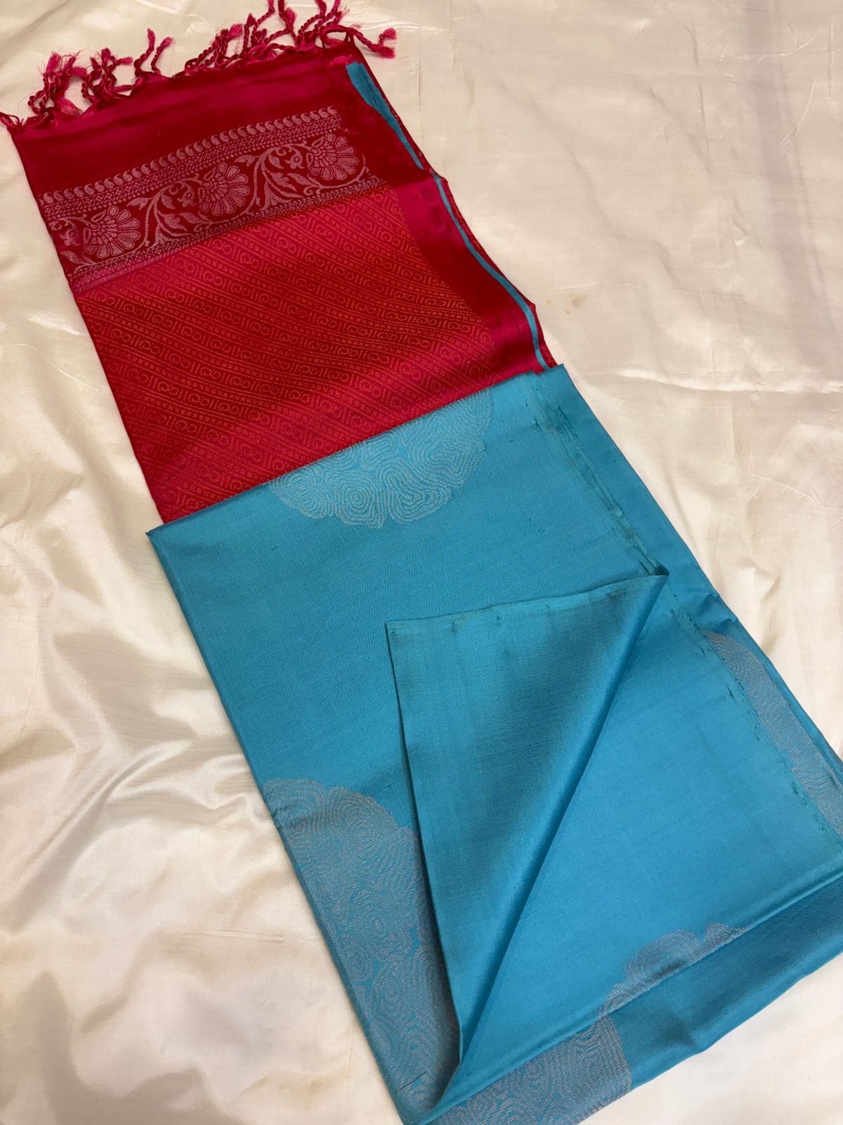 Sky BLUE Soft Silk