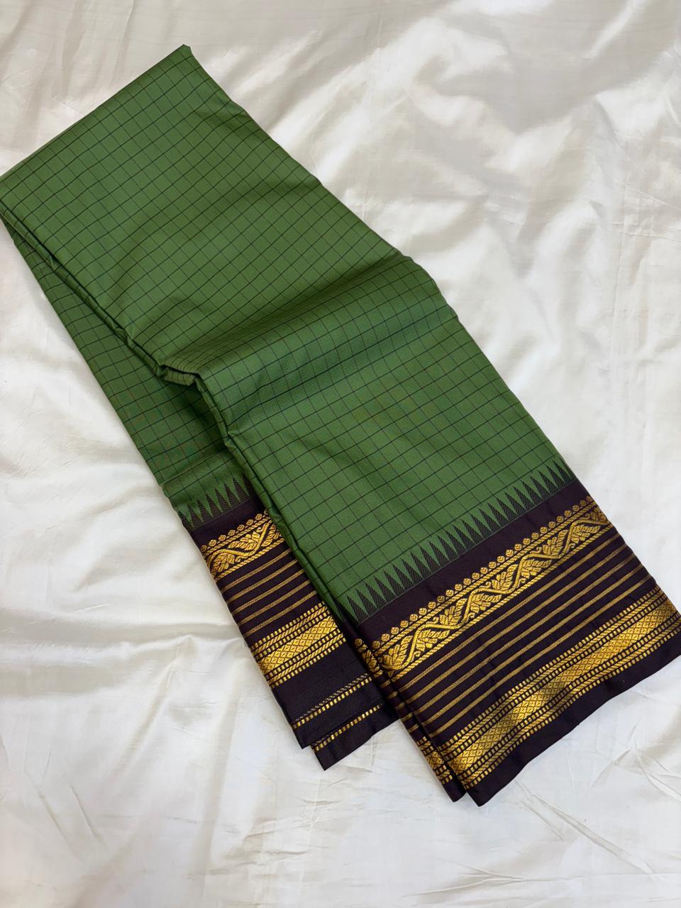 Vintage Checks -Semi Silk