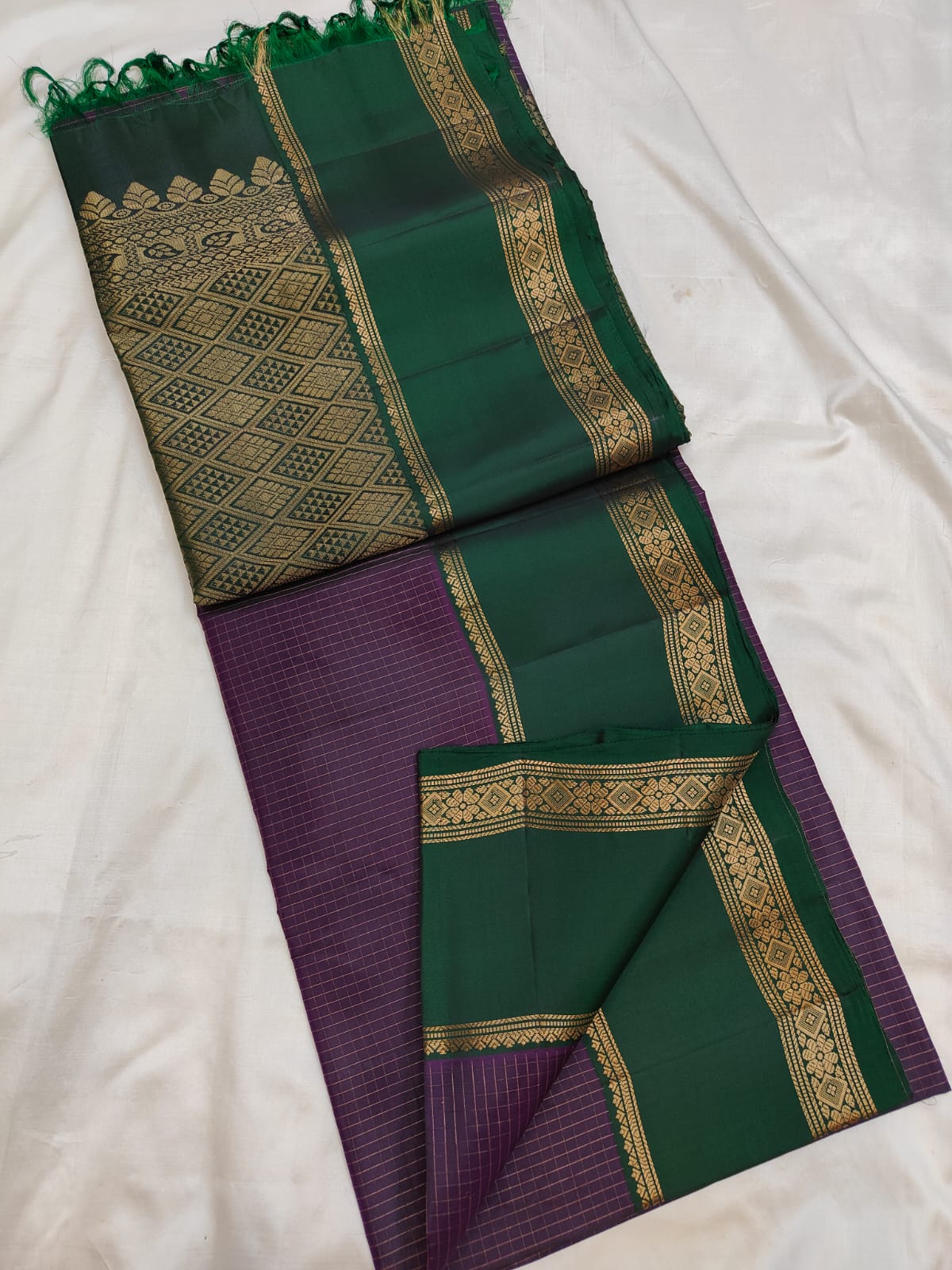 Rettapet Borders - Uppada silk