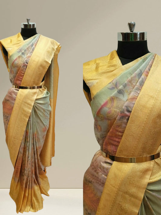 Pastel Brocade Sarees