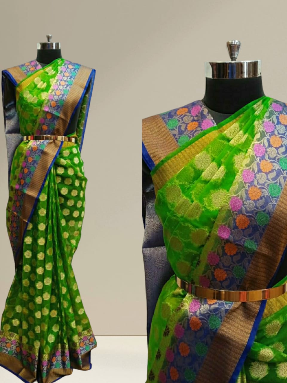 Semi Raw Silk Sarees