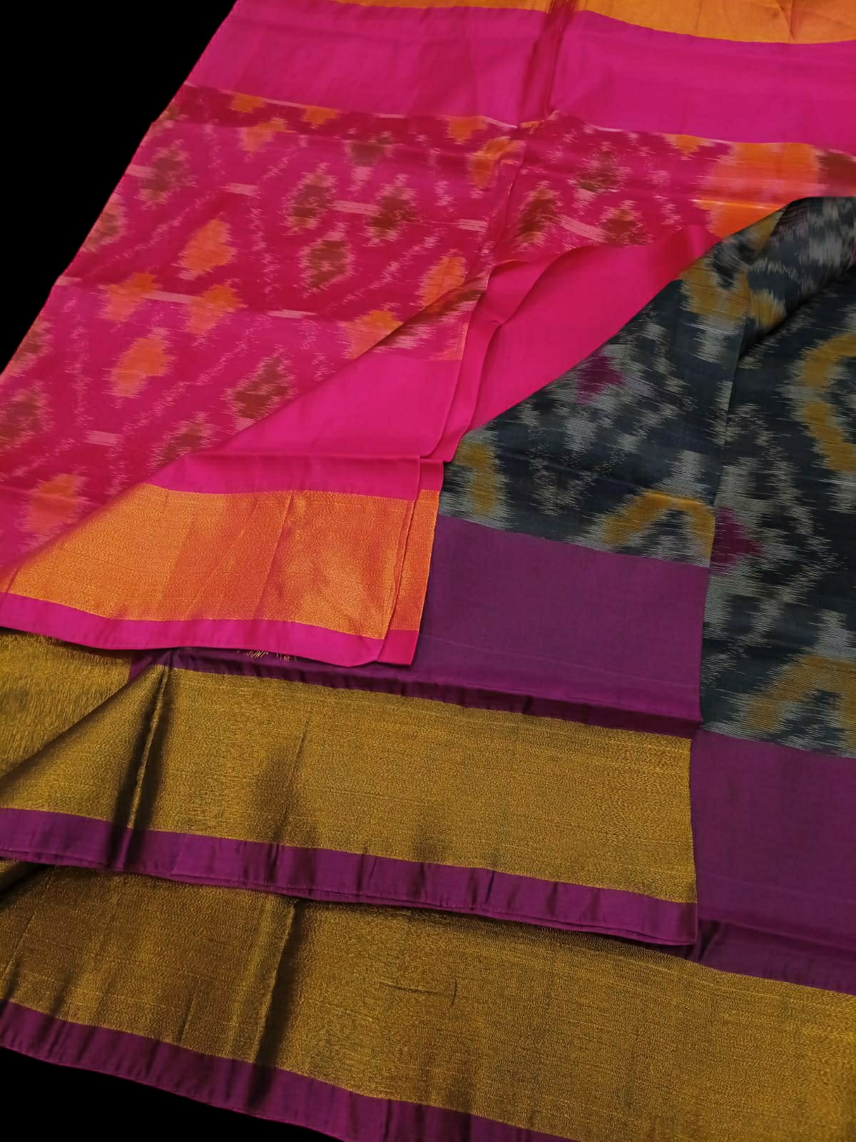 Uppada dye and dye silk