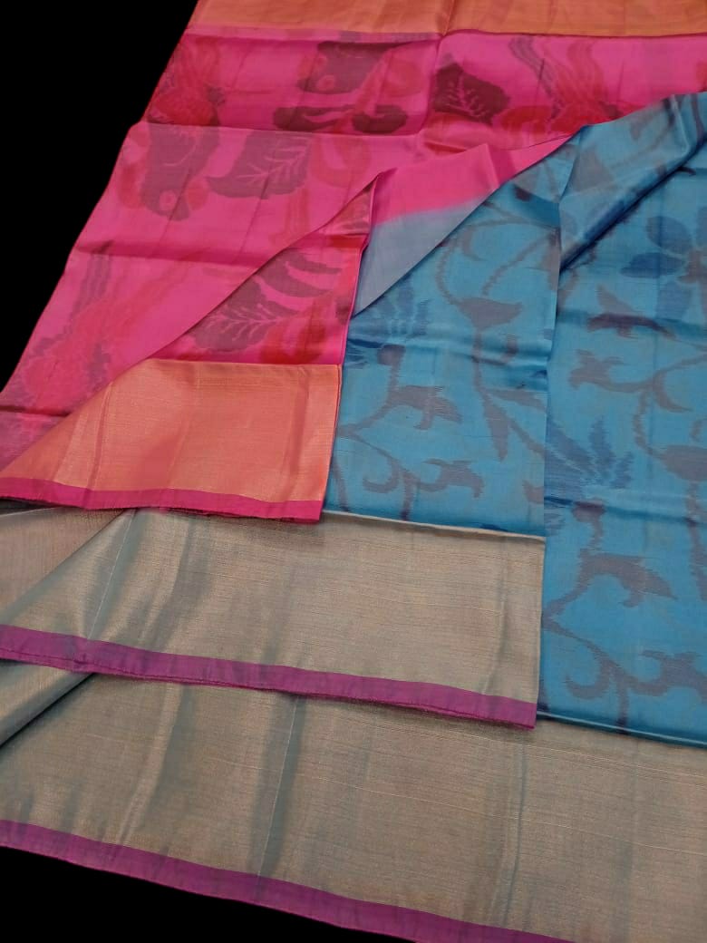 Uppada dye and dye silk