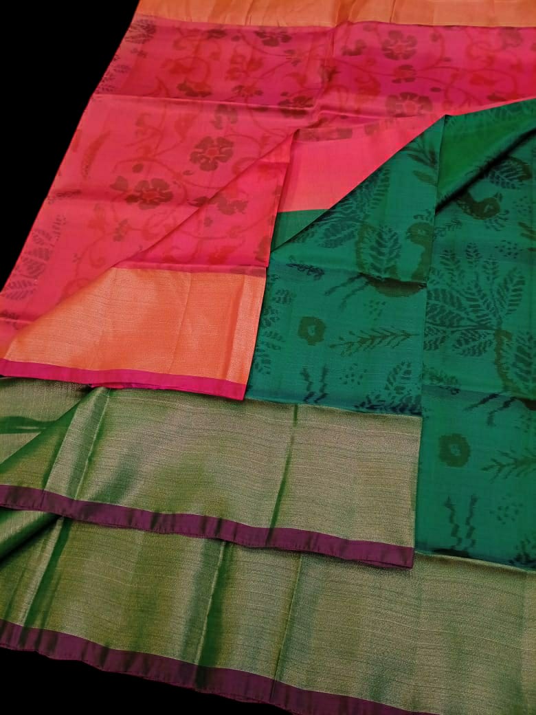 Uppada dye and dye silk