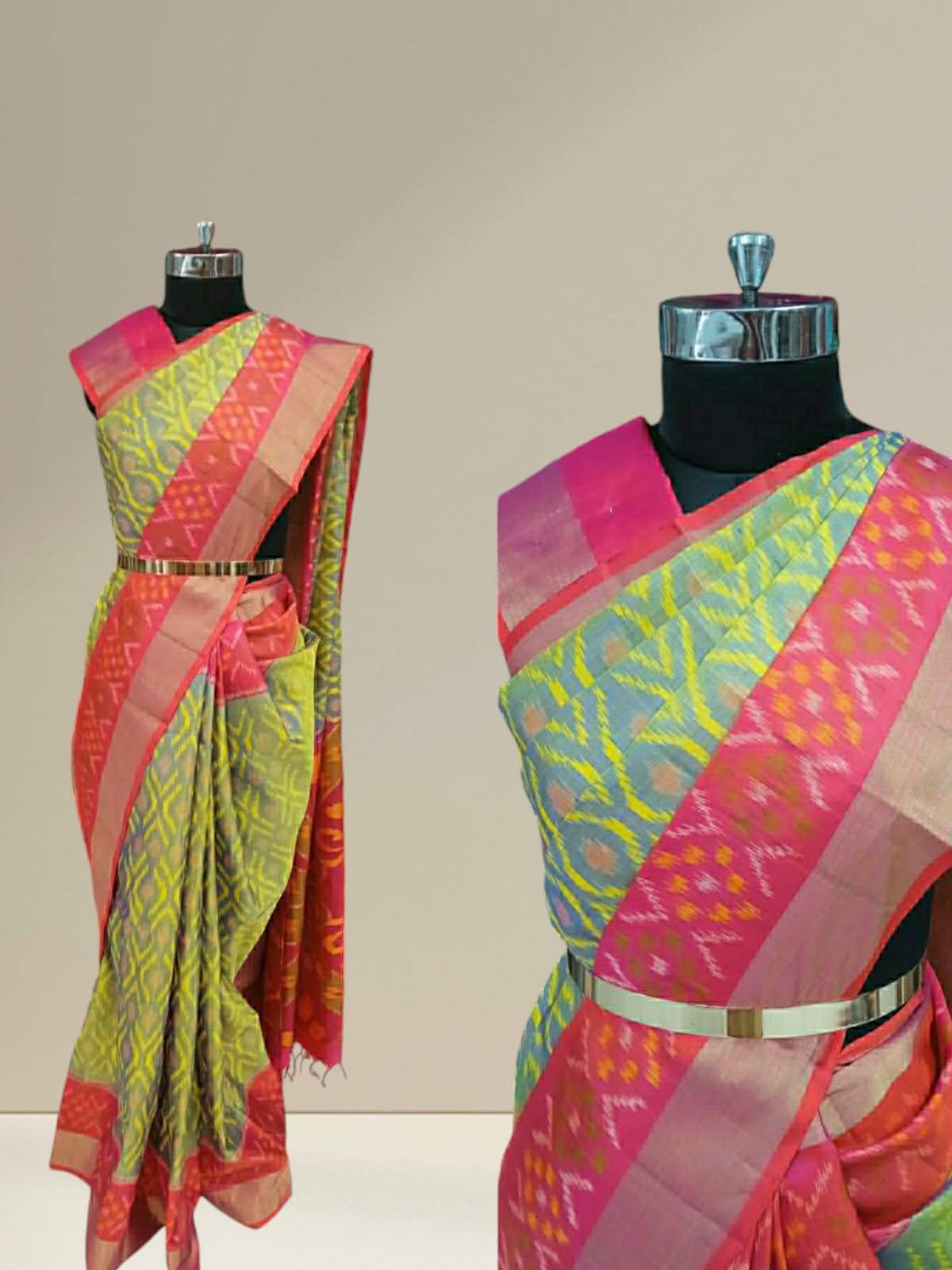 IKKAT Soft Silk Sarees