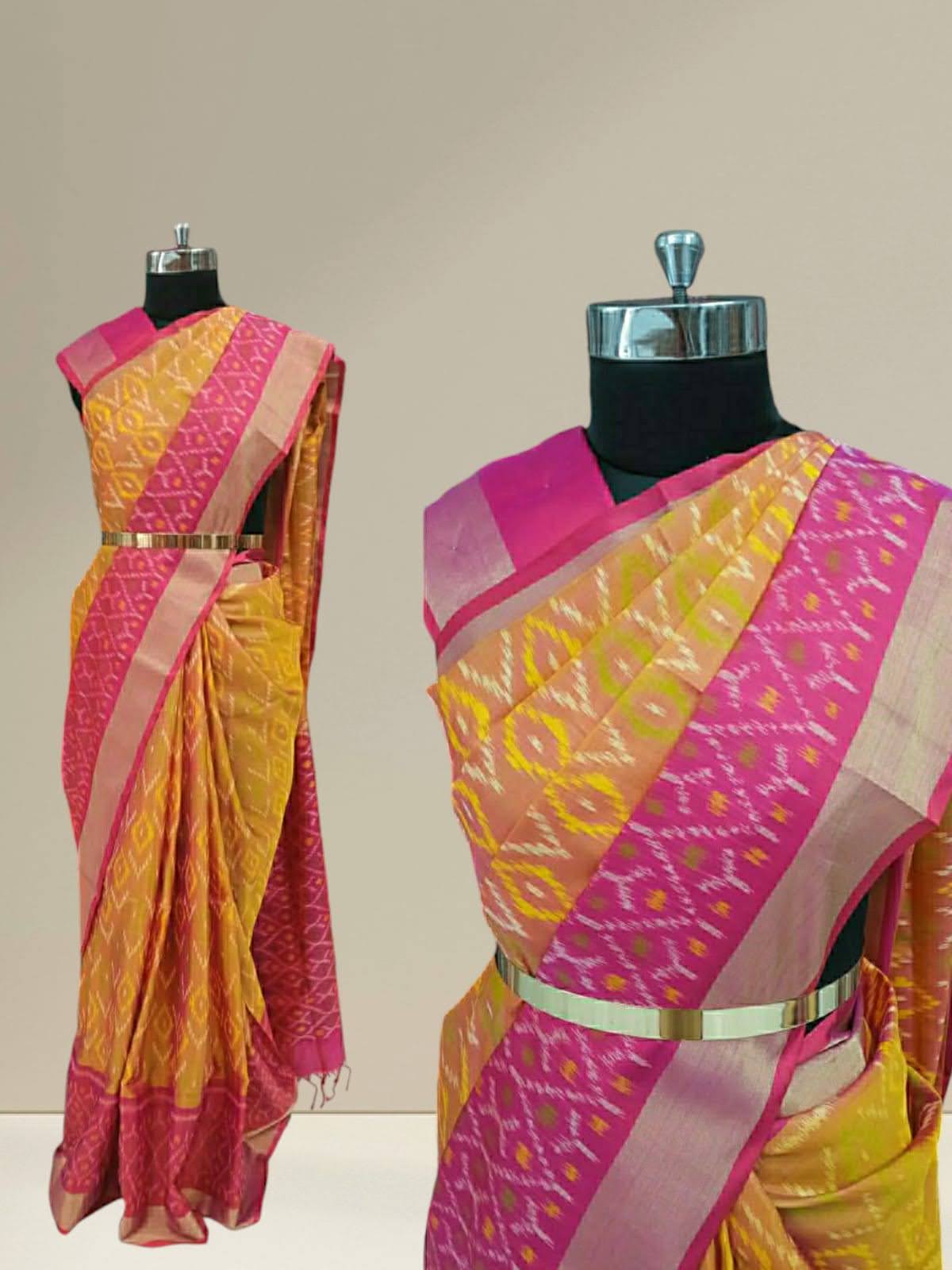 IKKAT Soft Silk Sarees