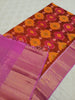 IKKAT jacquard Border Soft silk