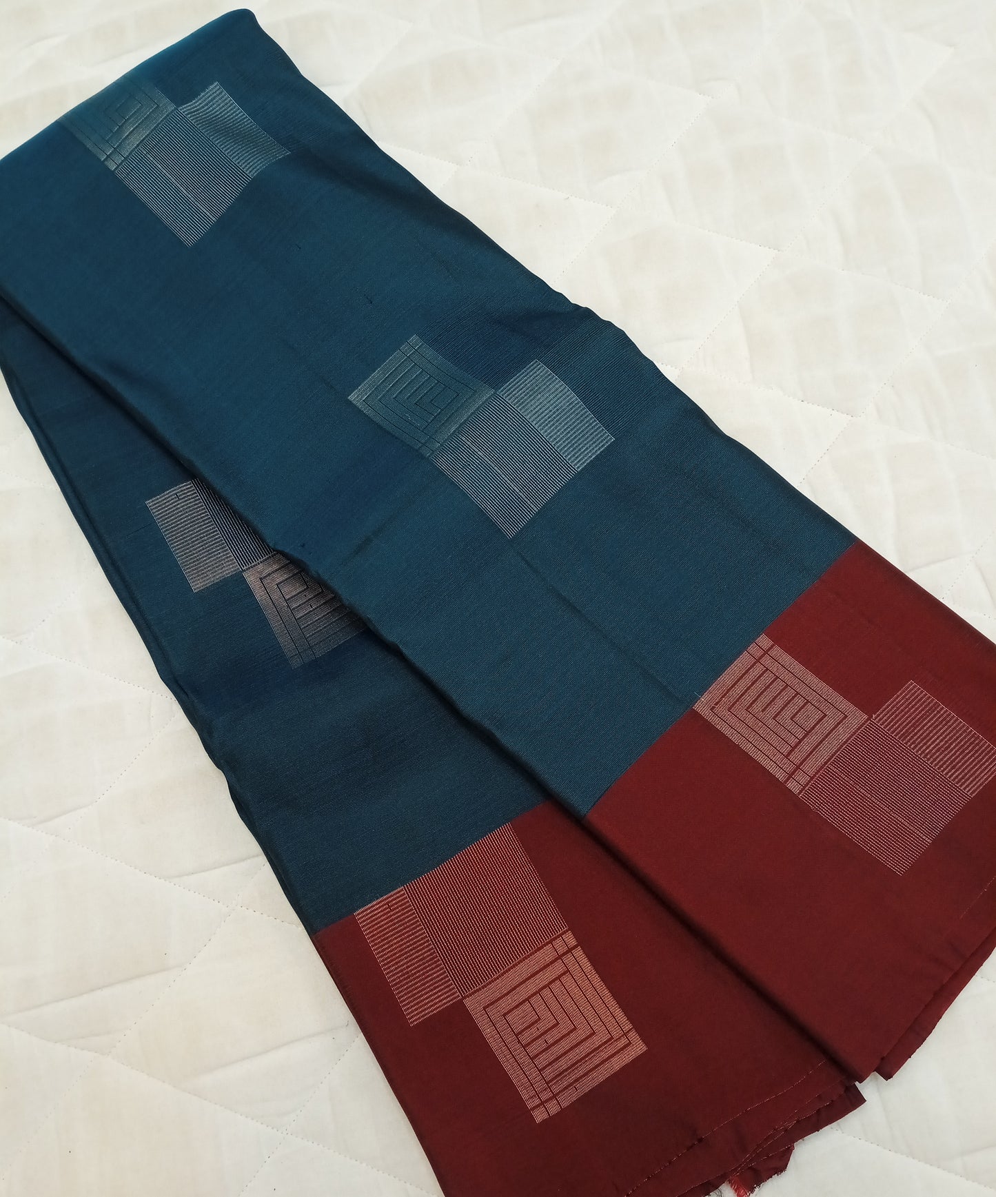 Uppada Soft Silk - Contrast