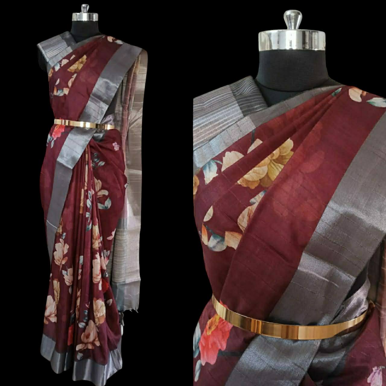 Matka Tussar Sarees