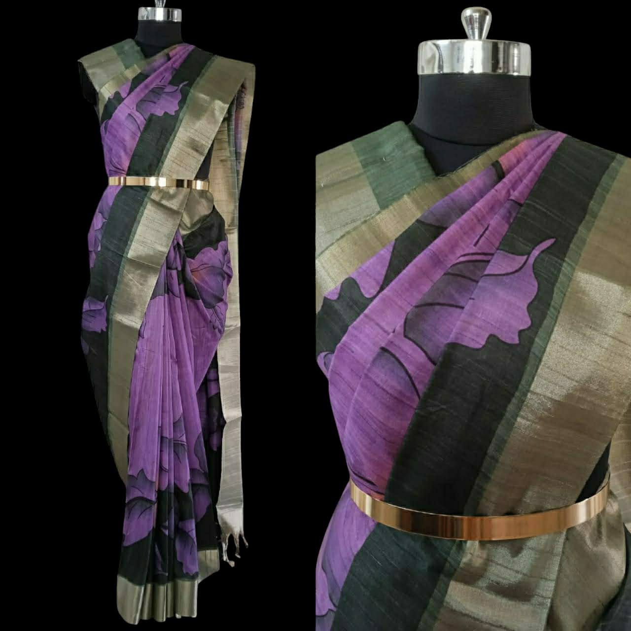 Matka Tussar Sarees