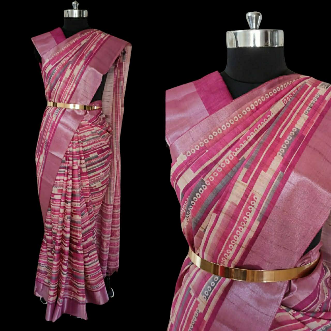 Matka Tussar Sarees