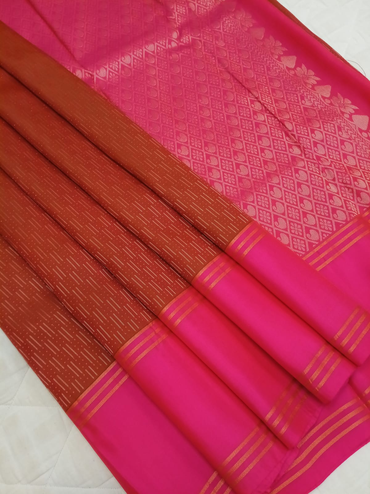 Uppada Silk - Double Border