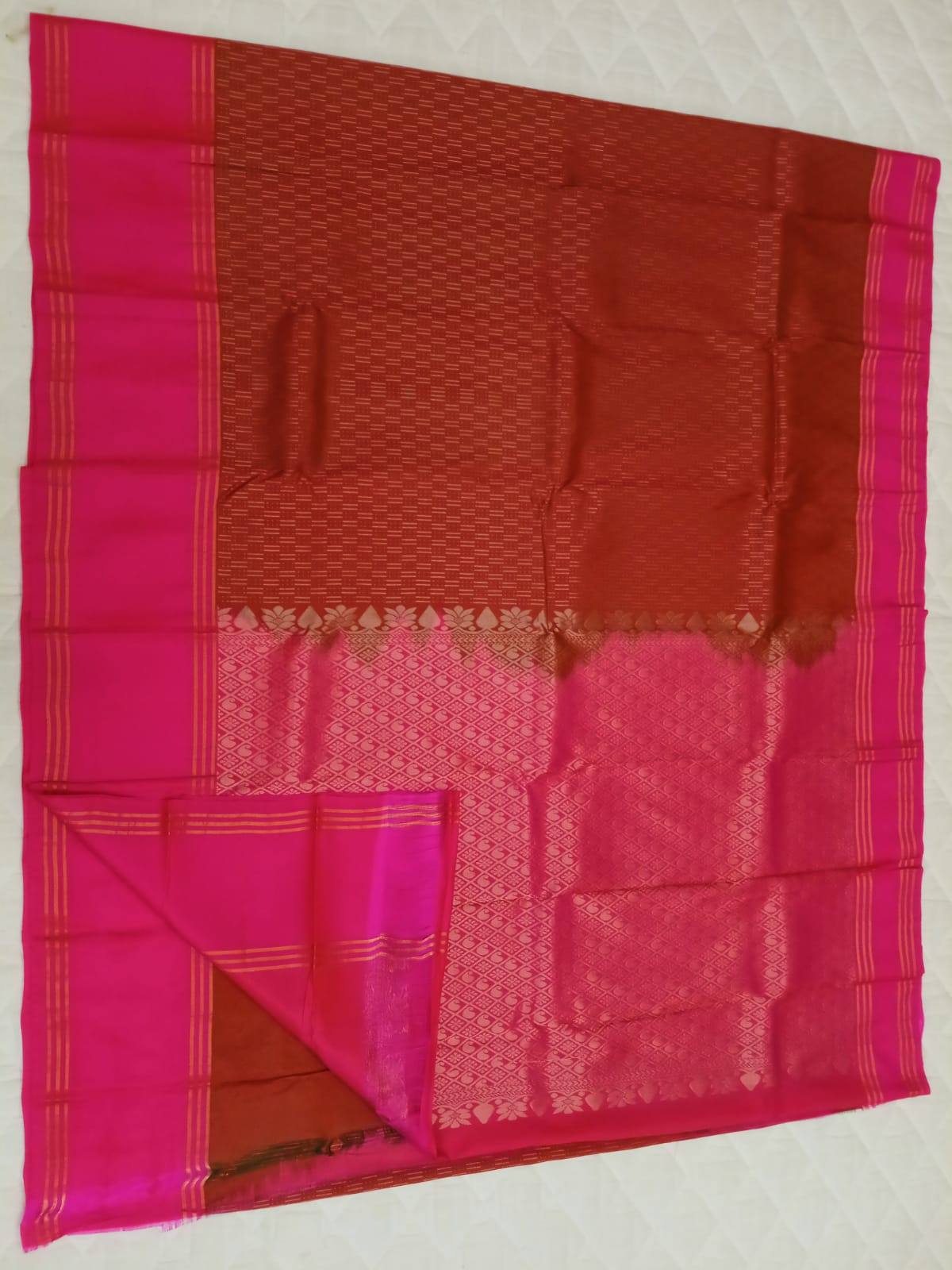 Uppada Silk - Double Border