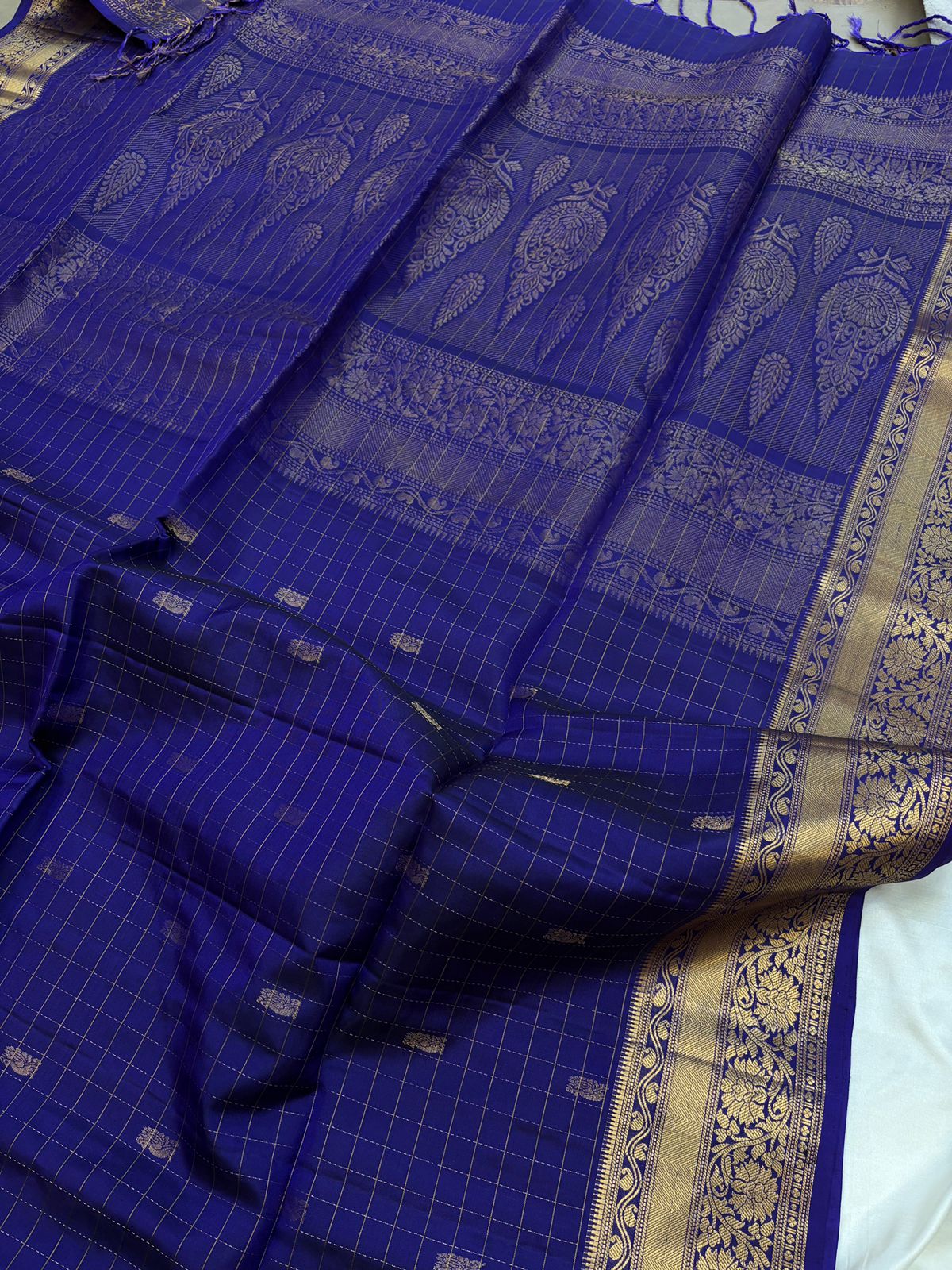 Kanakavalli Checks - Soft Silk