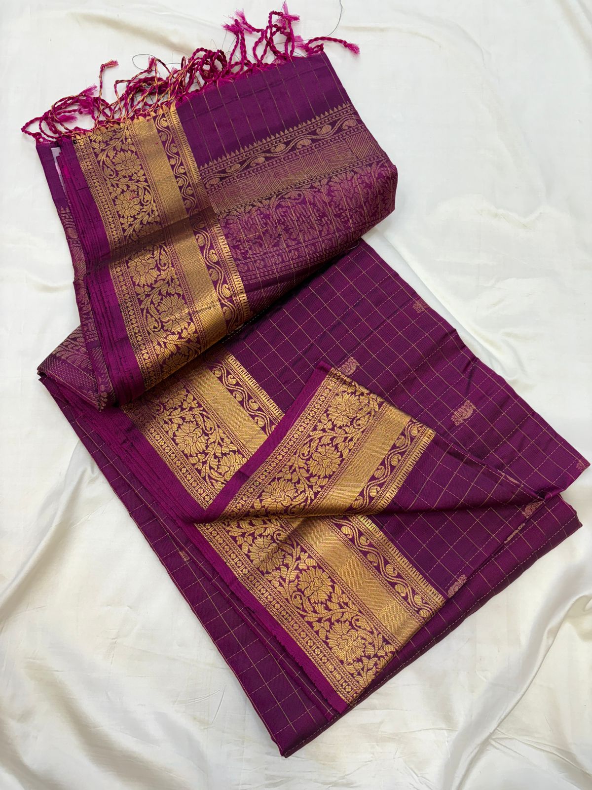 Kanakavalli Checks - Soft Silk