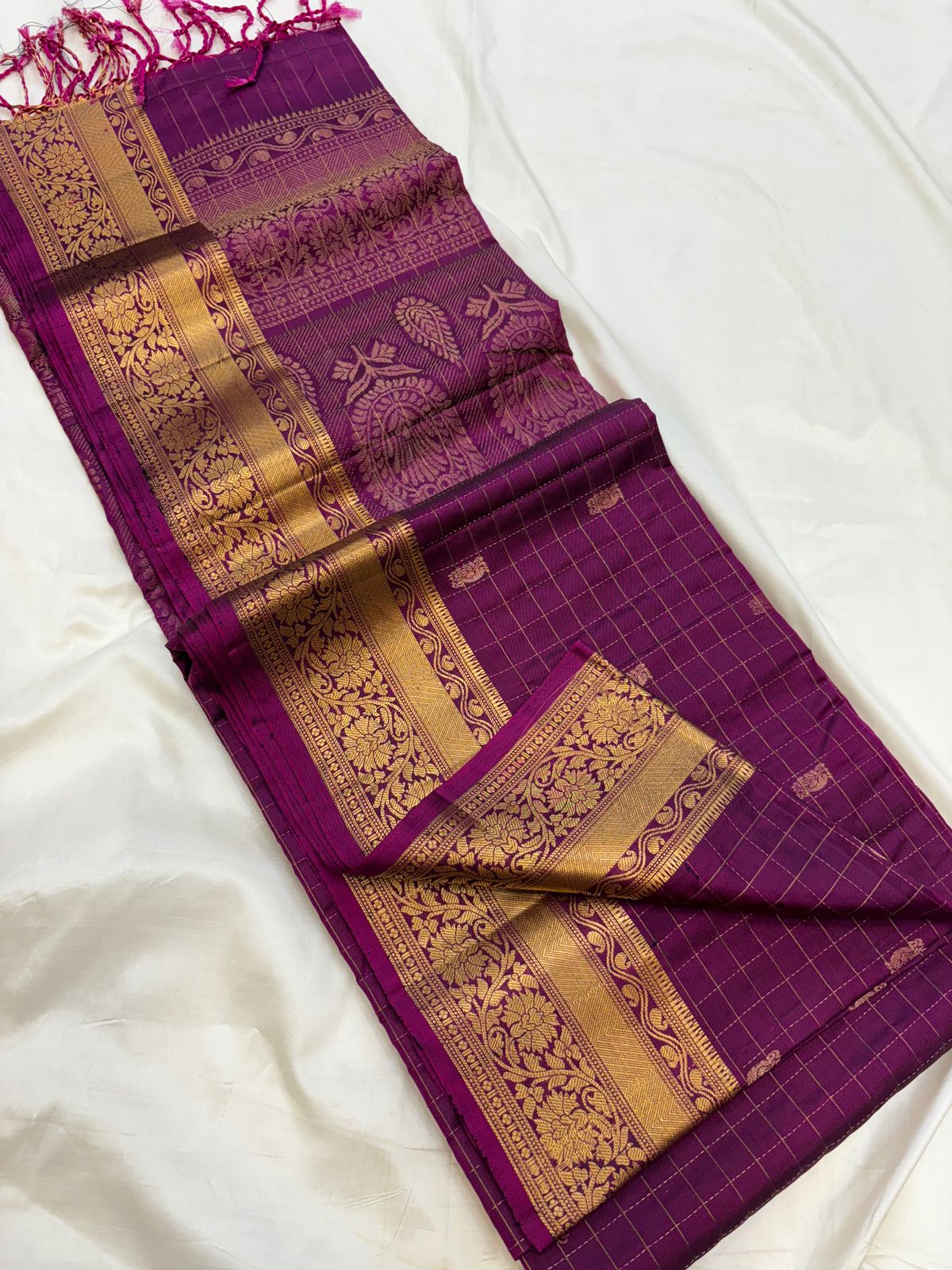 Kanakavalli Checks - Soft Silk