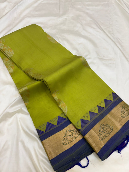 Parrot Green -Soft Silk