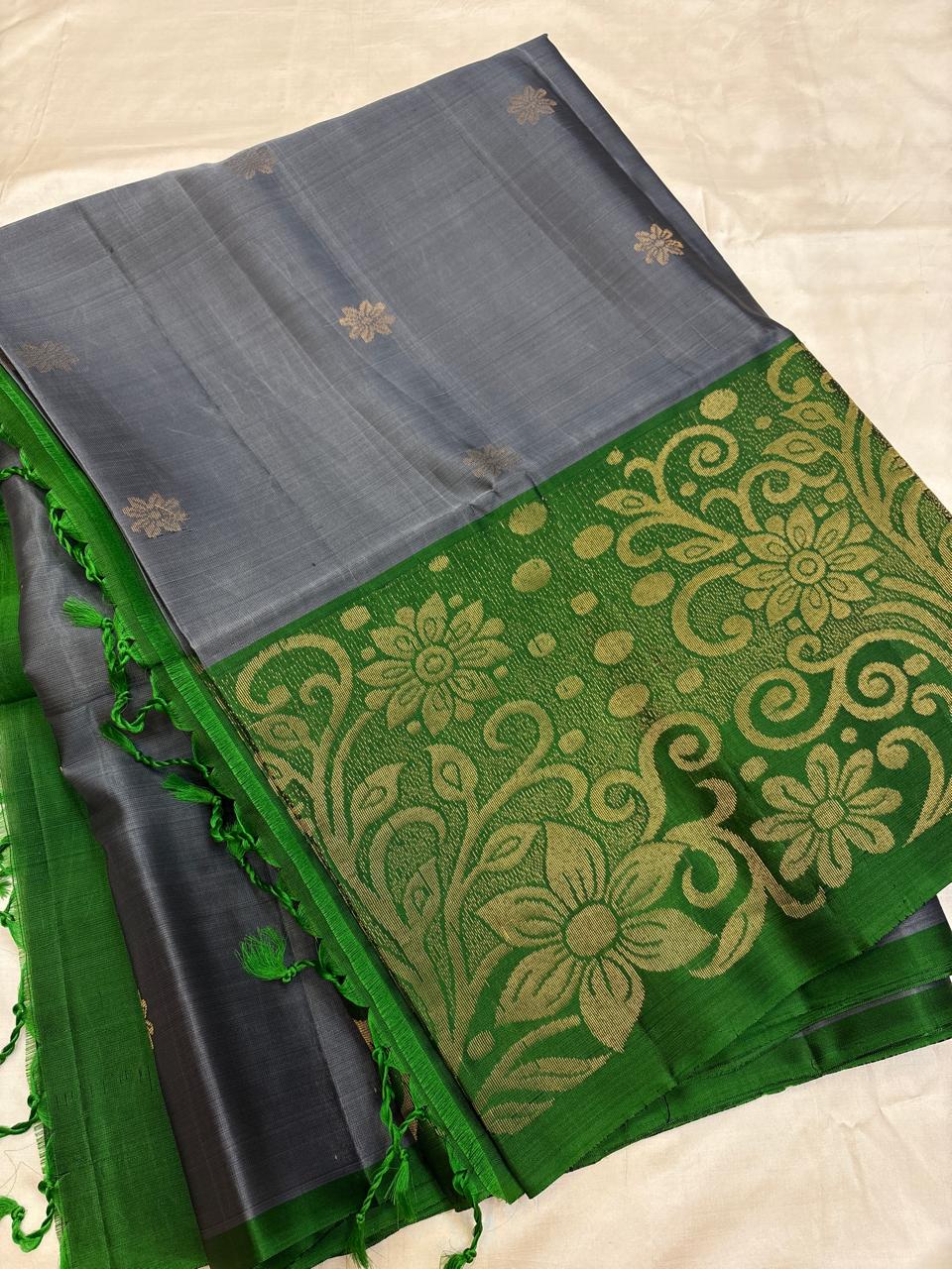 Grey Turning Soft Silk
