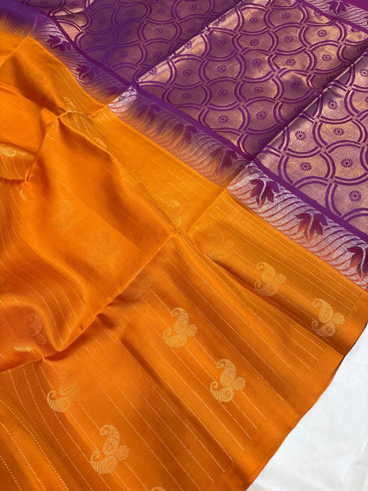 Mustard Mango Soft Silk