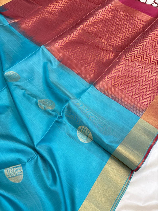 Blue -Soft Silk
