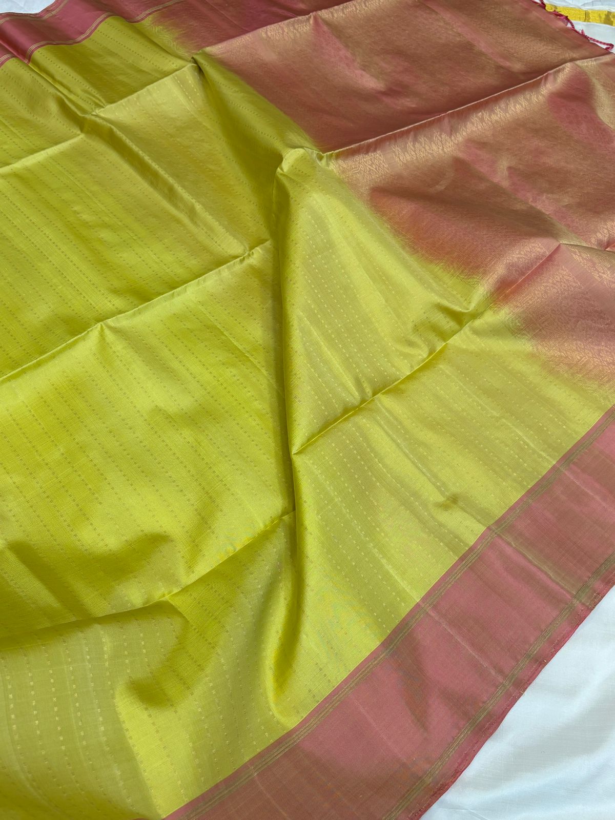 Pale Yellow Soft Silk