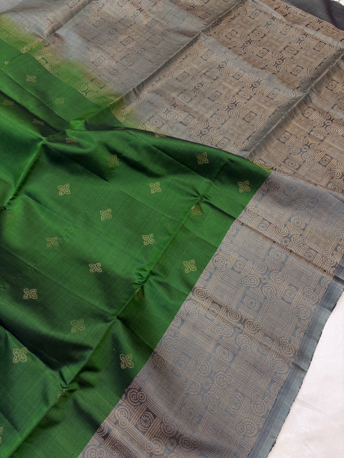 Green Grey Soft Silk