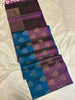 Blue Magenta Soft Silk