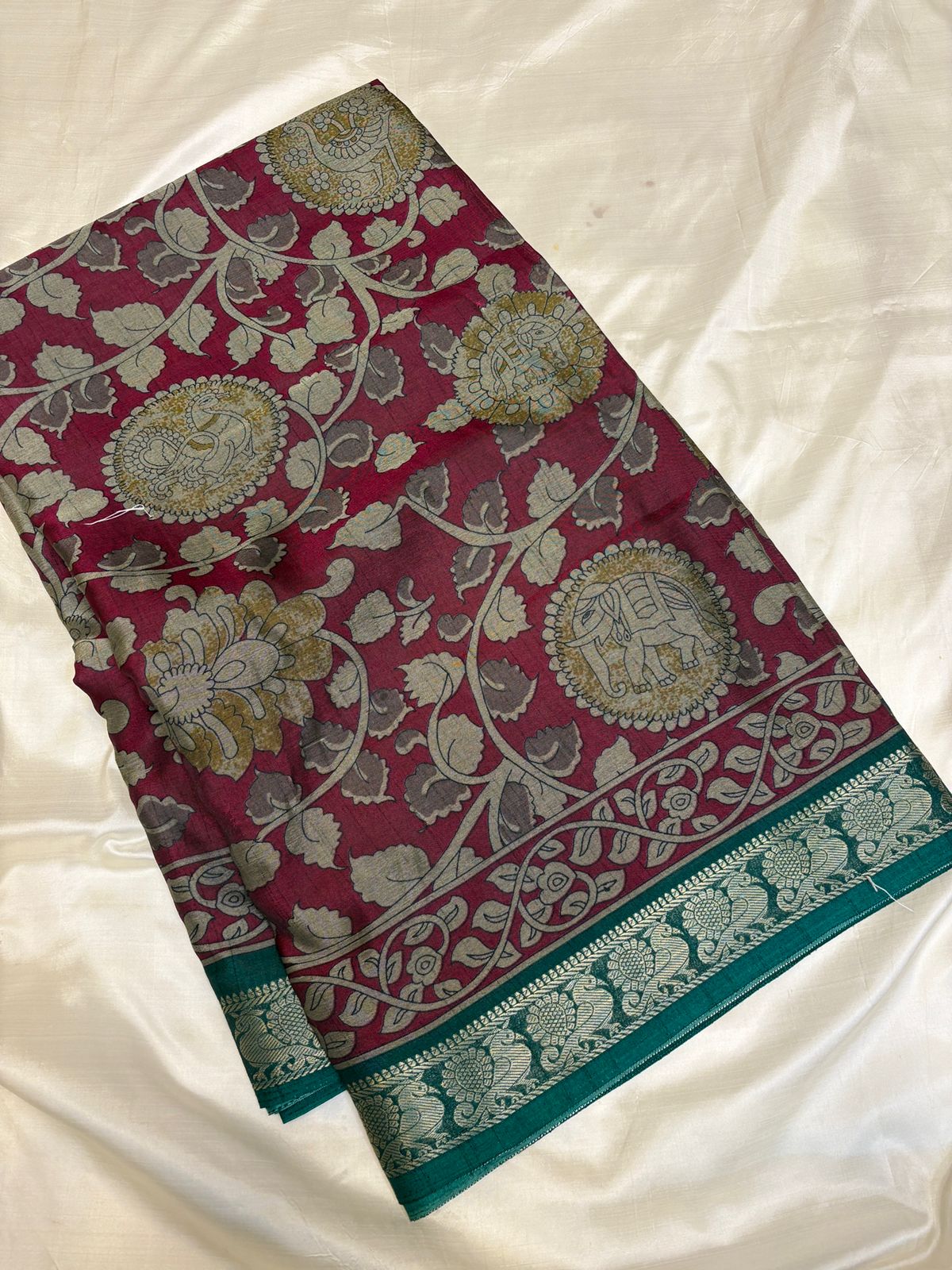 Kalamkari Dola Silk