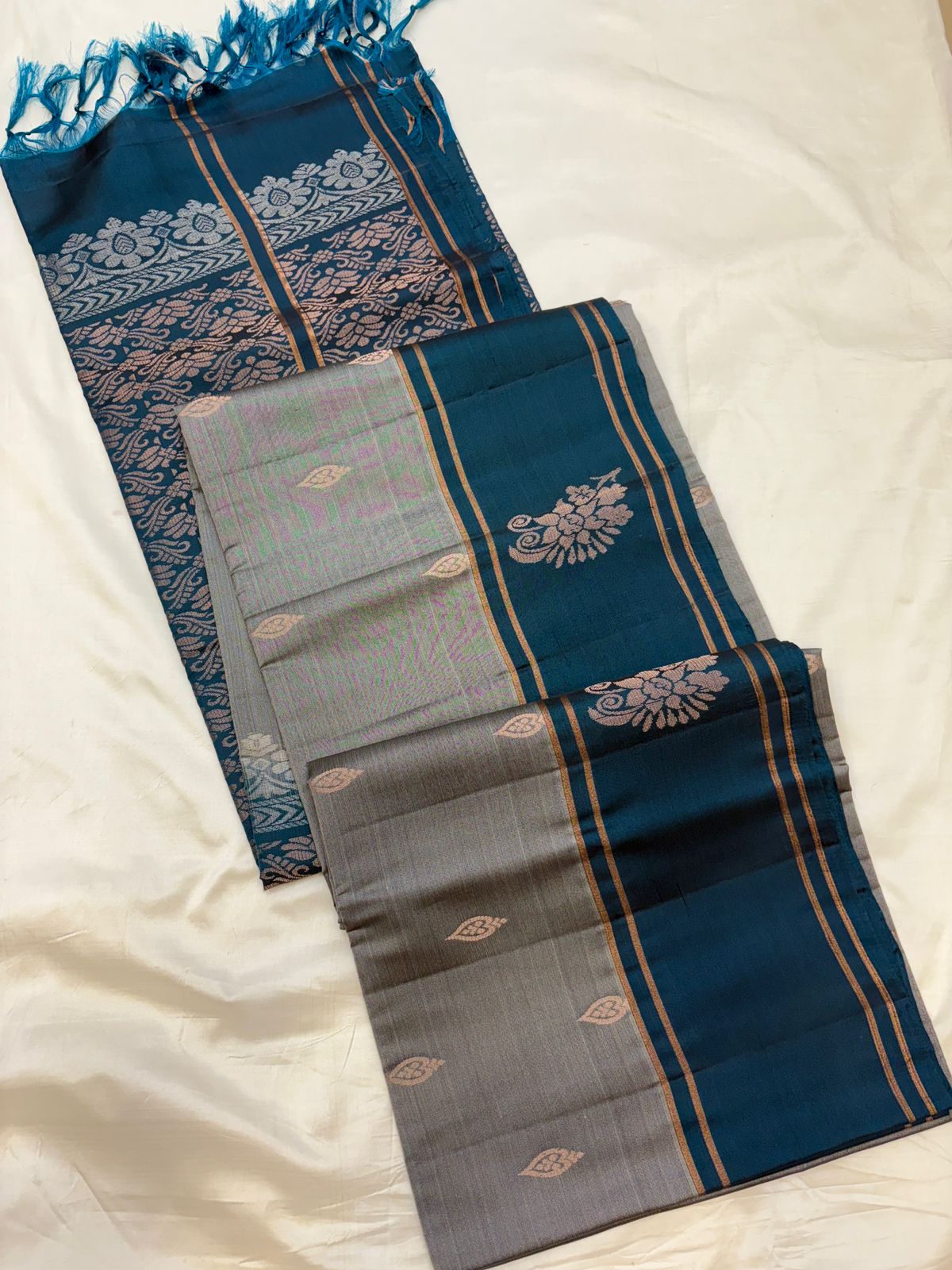 Uppada  Contrast Borders