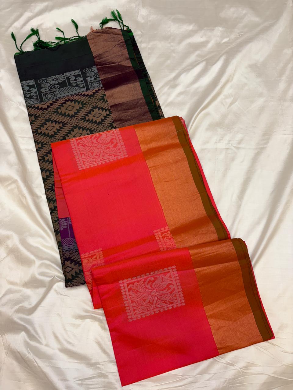 Uppada Tissue Border