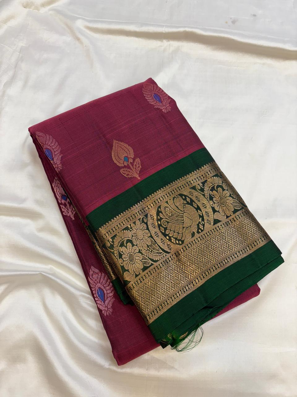 Kanchi Border Silk