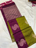 Semi Soft Silk - Contrast Border