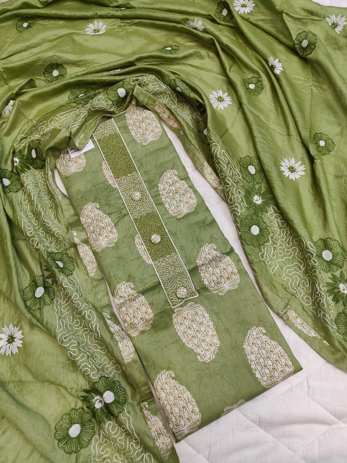 Semi Tussar Salwars