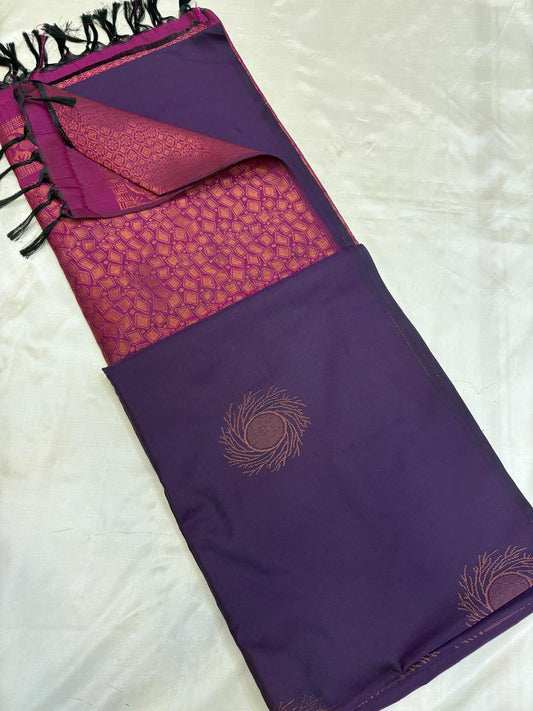 Semi silk Brocade Blouse