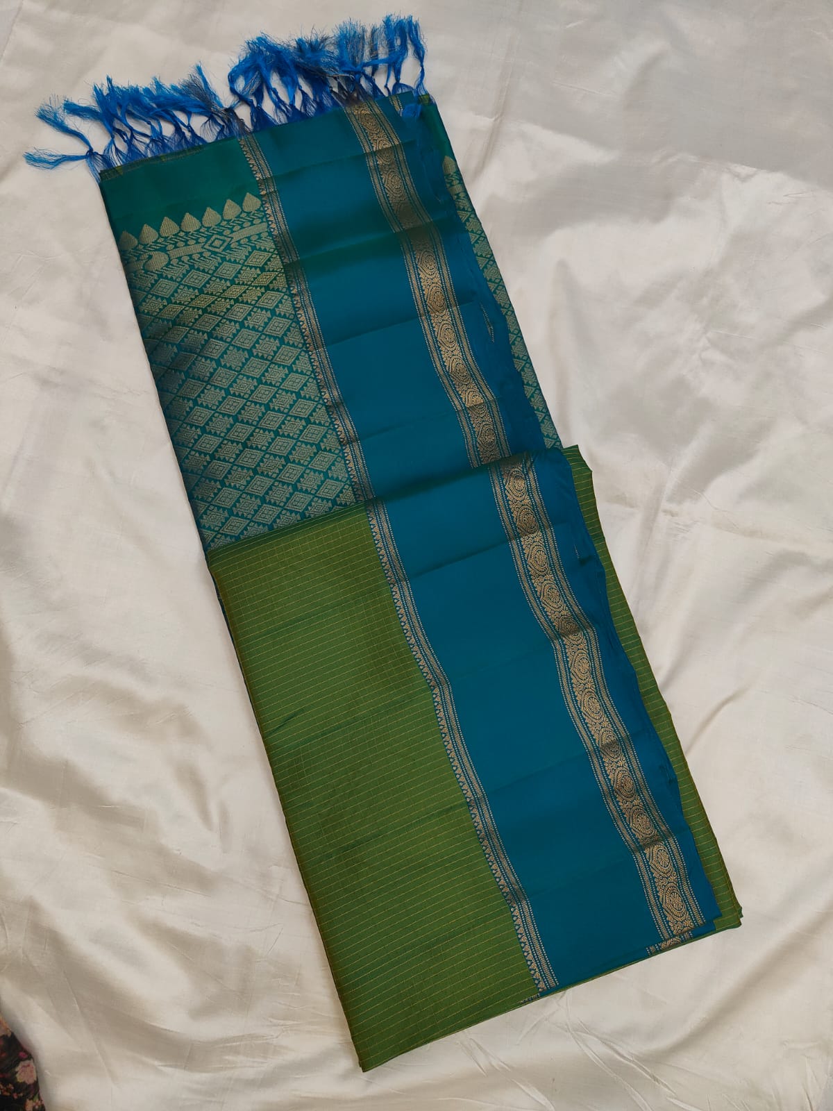 Rettapet Borders - Uppada silk