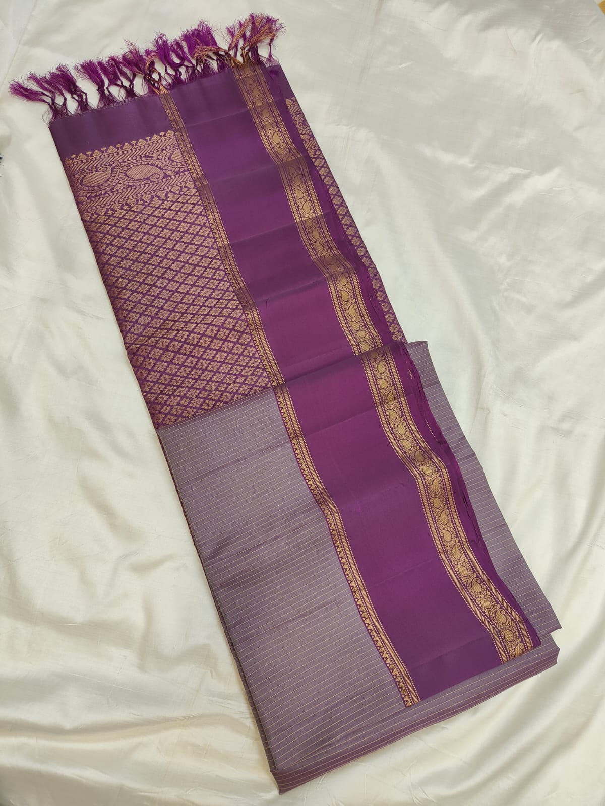 Rettapet Borders - Uppada silk