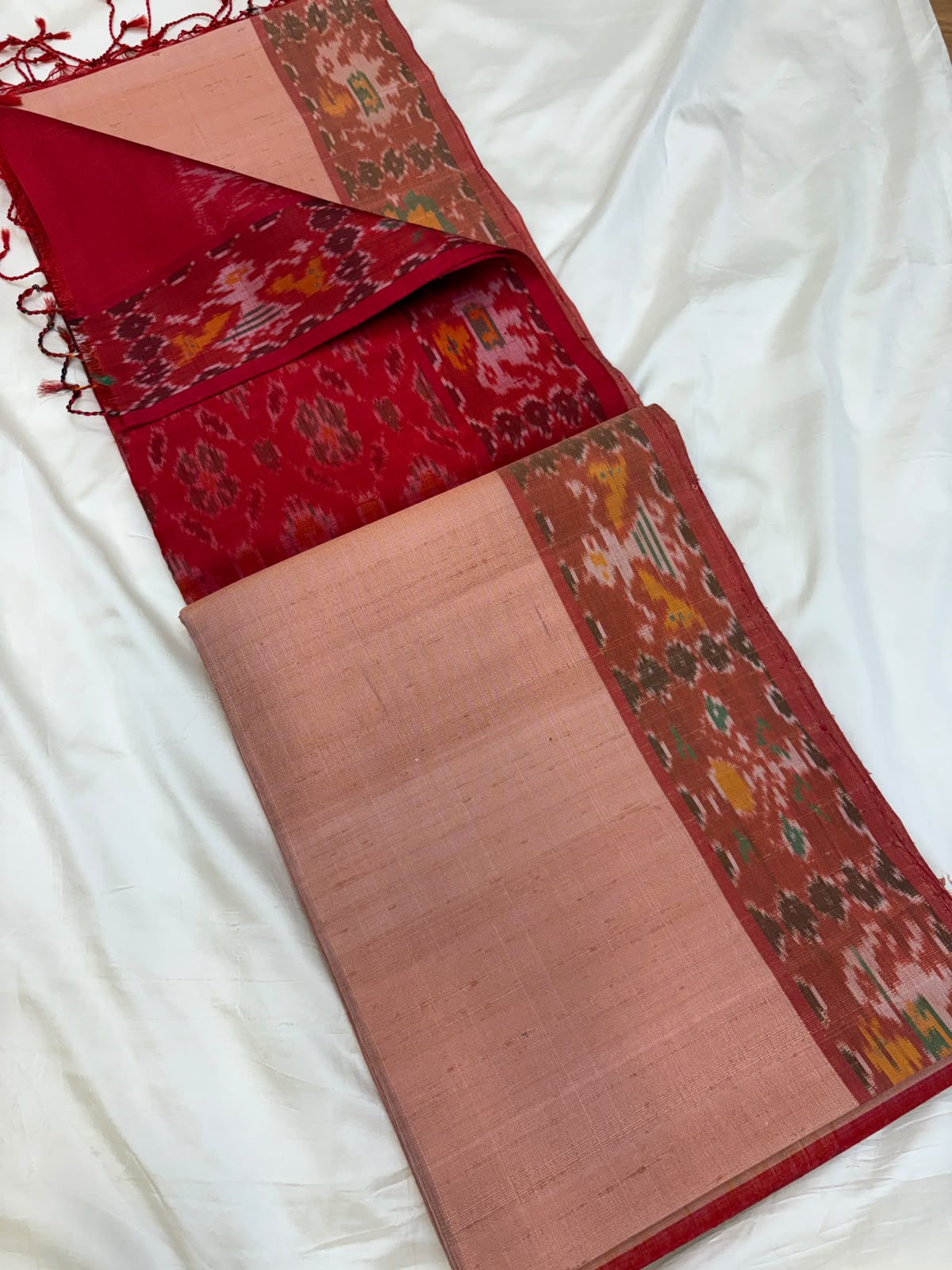 Ikkat Raw silk