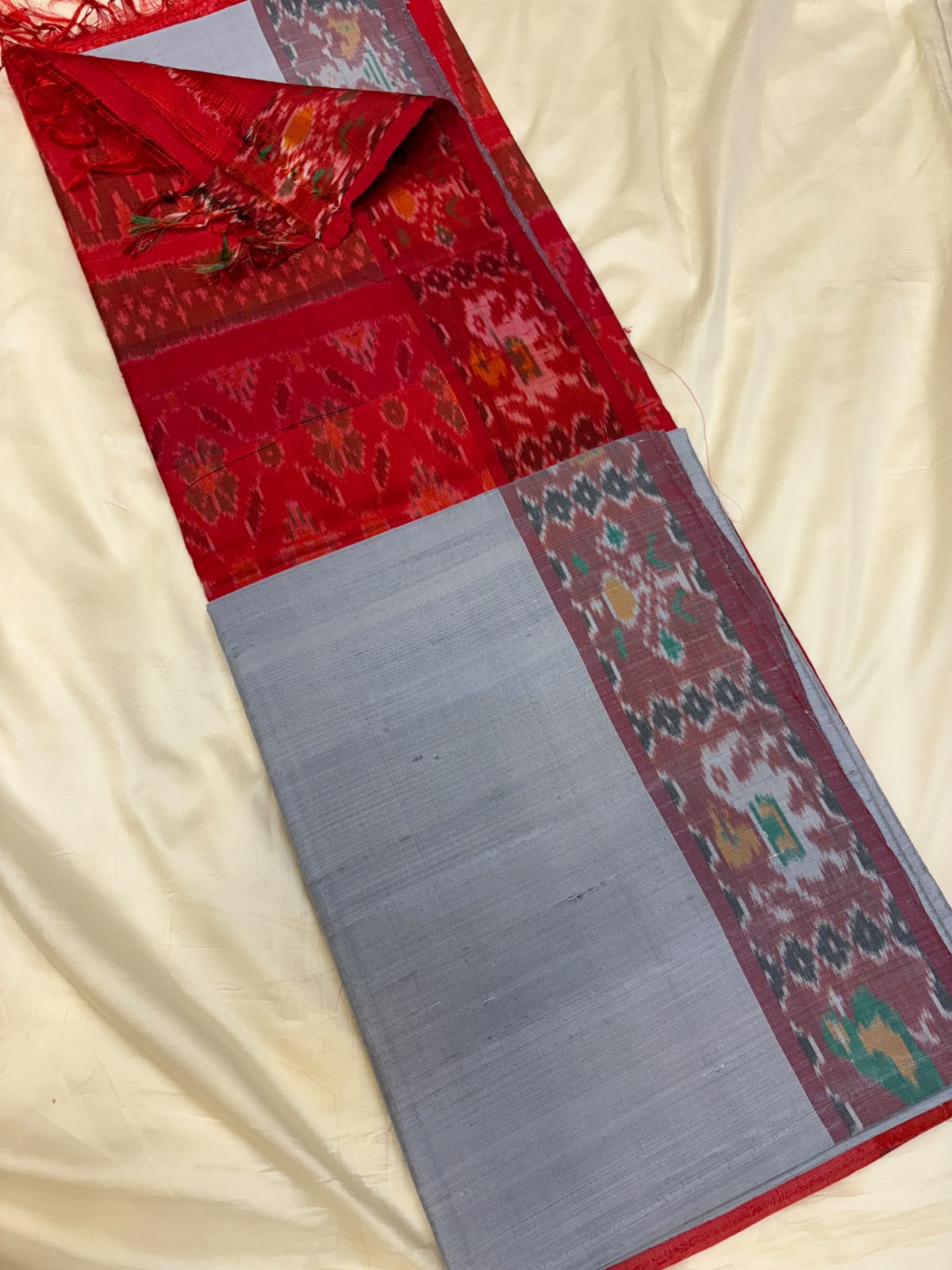 Ikkat Raw silk
