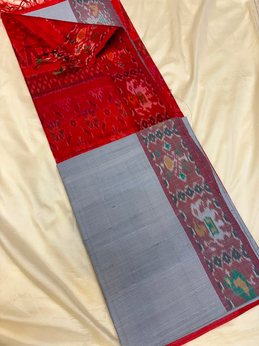 Ikkat Raw silk