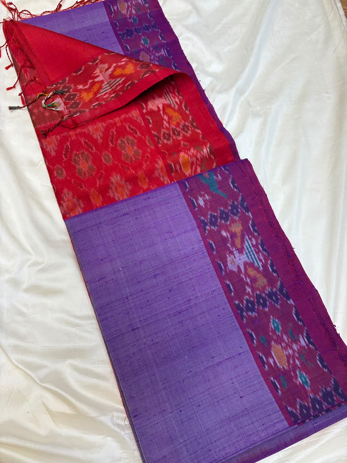 Ikkat Raw silk