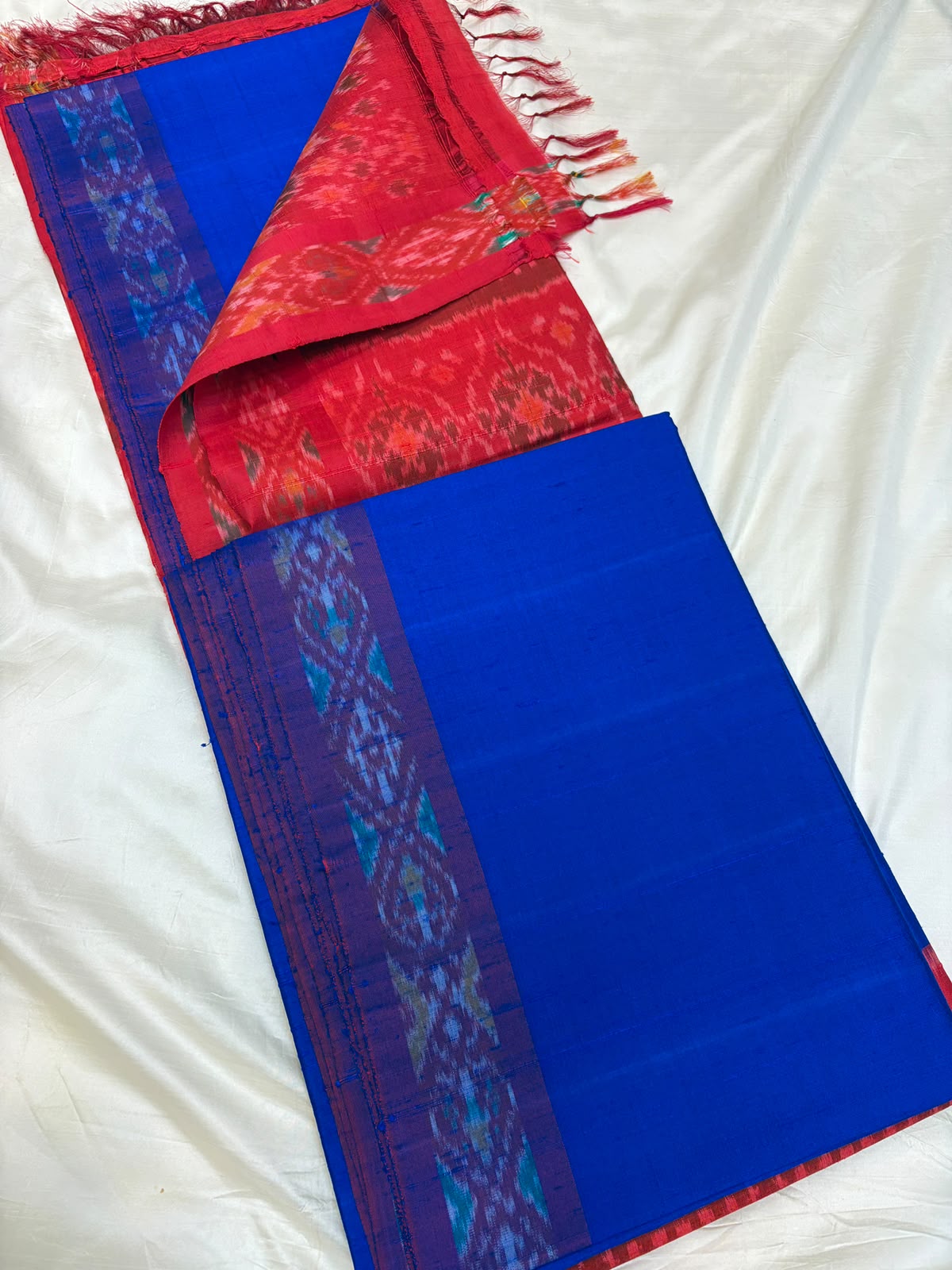 Ikkat Raw silk