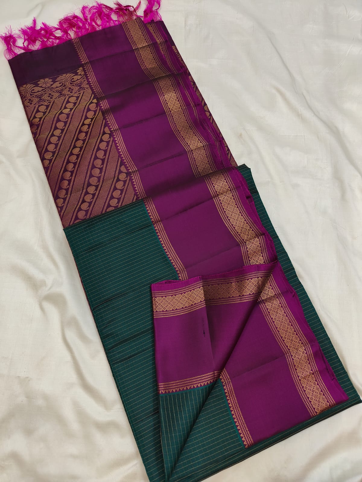 Rettapet Borders - Uppada silk