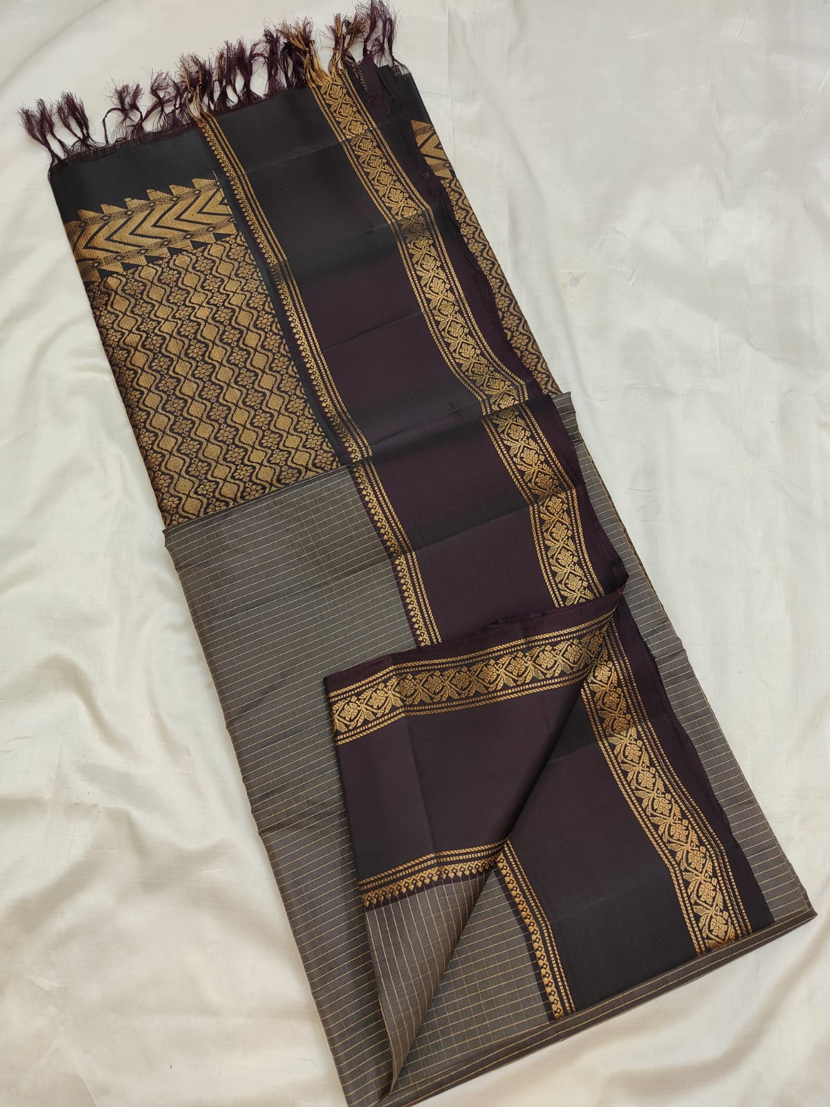 Rettapet Borders - Uppada silk