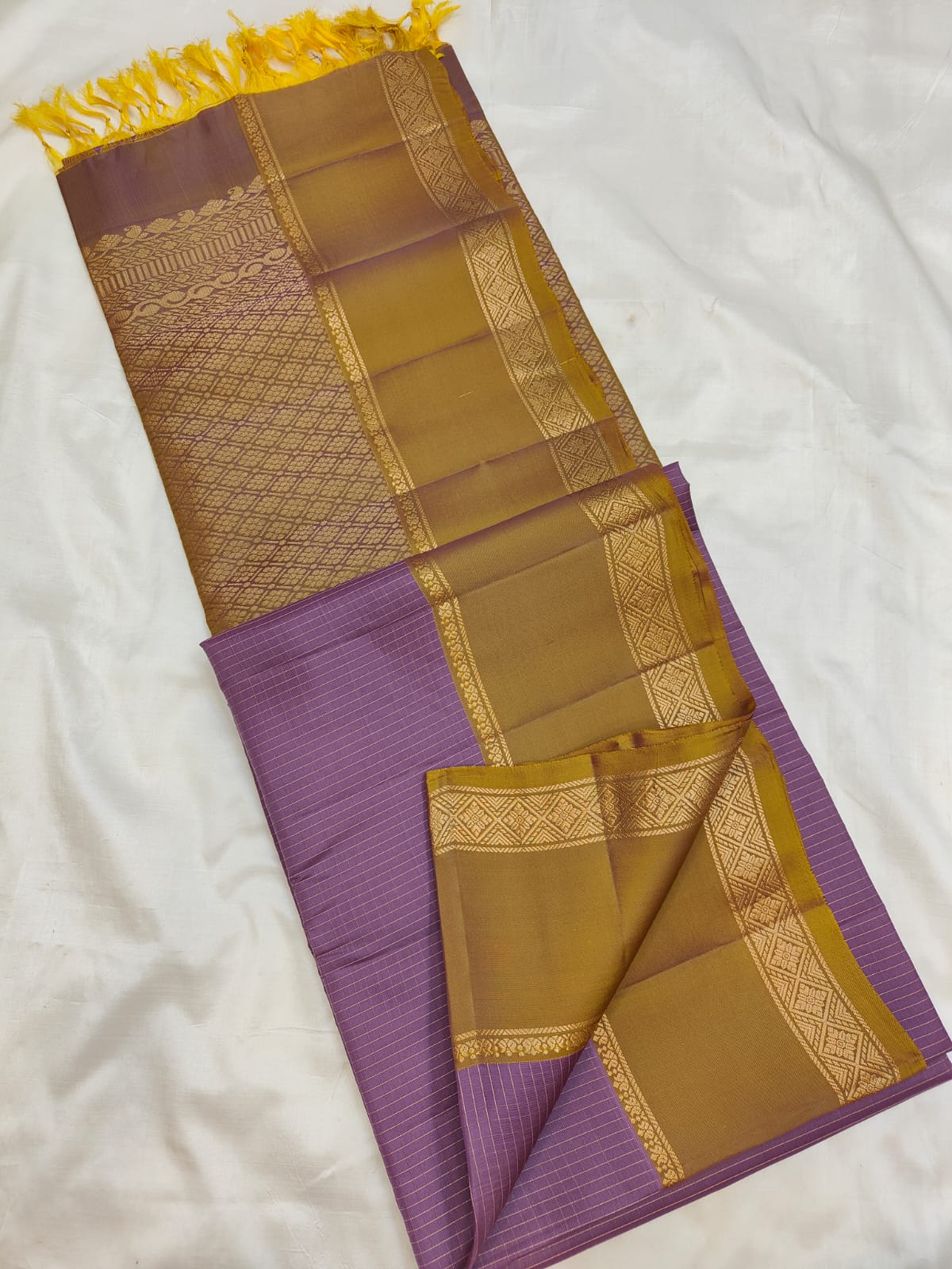Rettapet Borders - Uppada silk