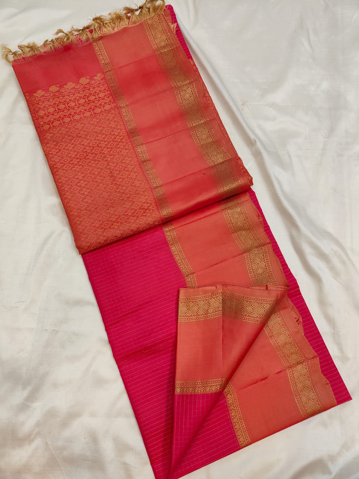 Rettapet Borders - Uppada silk