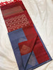 Contrast Border Soft Silk