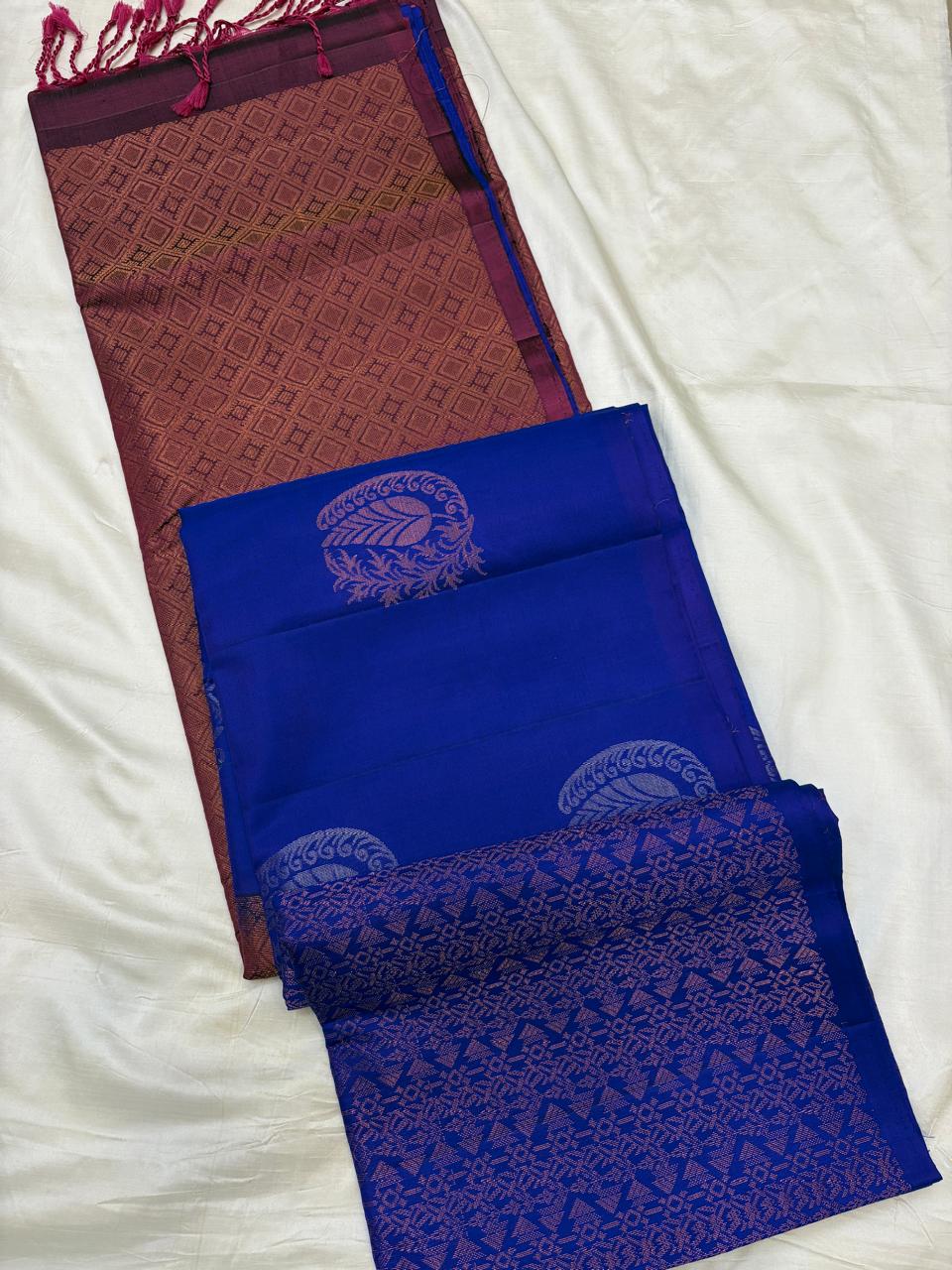 Partly Pallu Soft silk