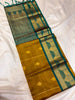 Checked semi soft silk