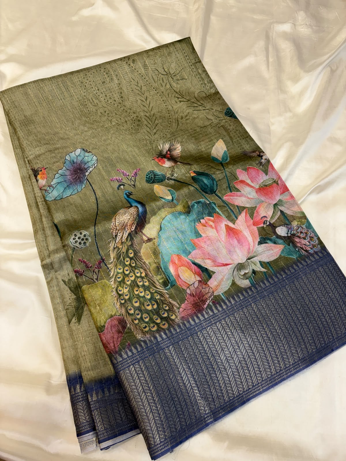 Digital printed Sarees