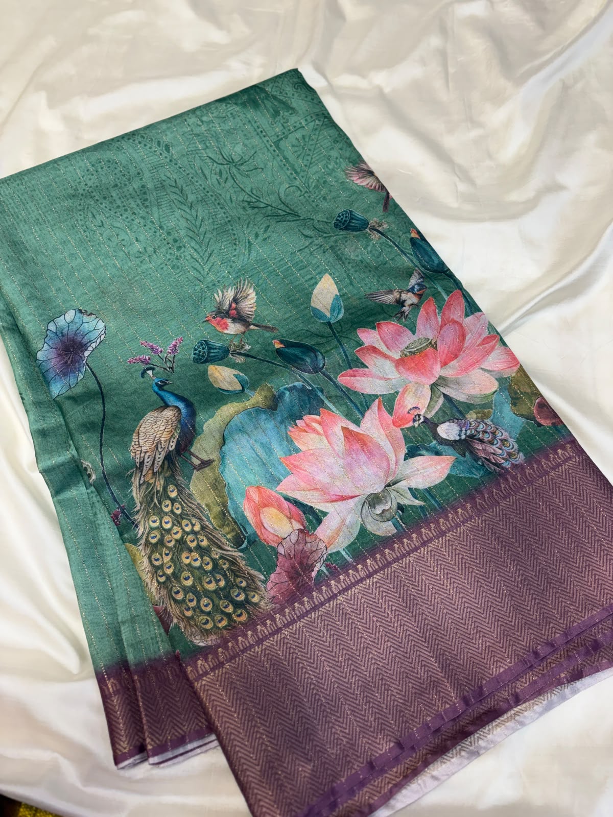 Digital printed Sarees
